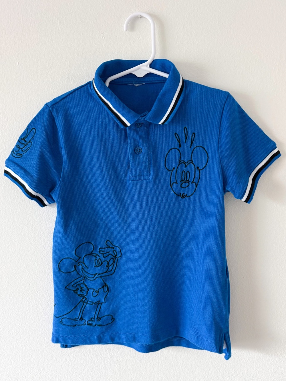 Disney Parks Embroidered Mickey Mouse Polo Size 5/6 Preloved
